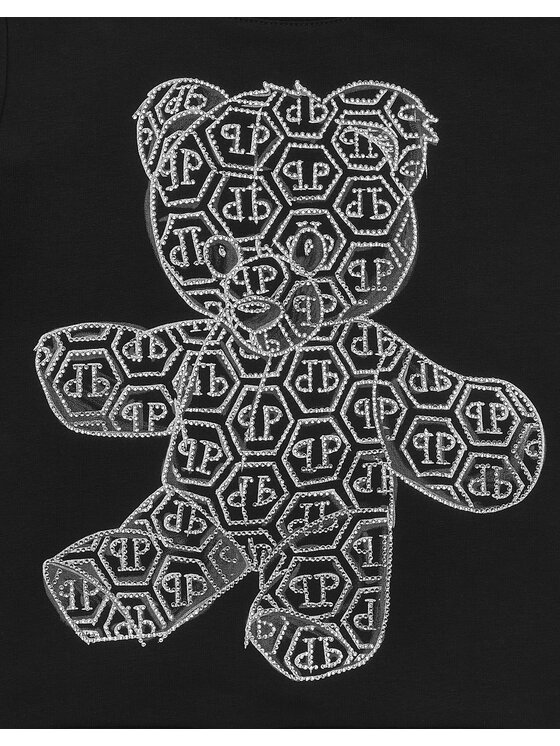 PHILIPP PLEIN PHILIPP PLEIN Bluza 20117 Czarny Regular Fit