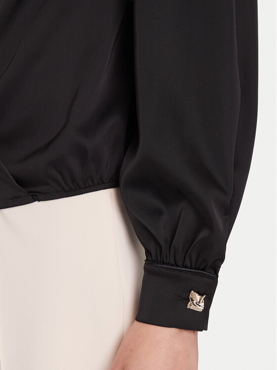 Rinascimento Rinascimento Marškiniai CFC0125148003 Juoda Regular Fit