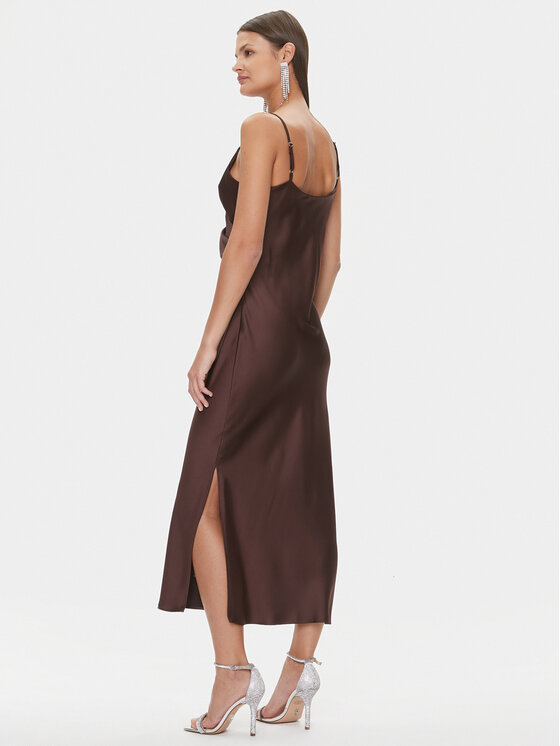 Imperial Imperial Koktel haljina AB5MGBA Smeđa Regular Fit