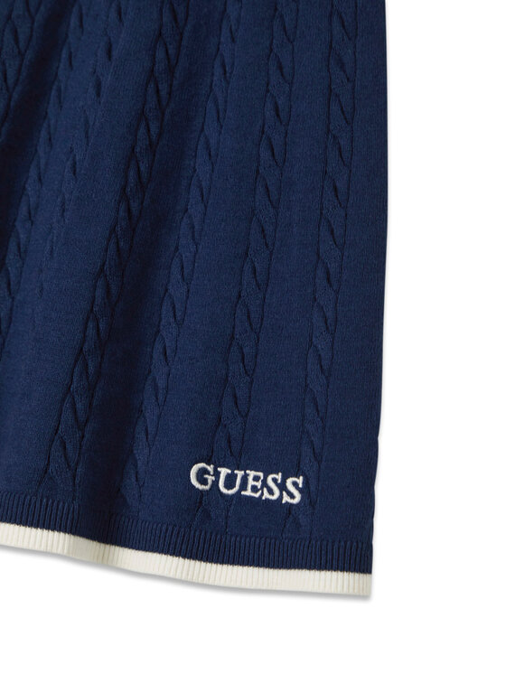Guess Guess Fustă J6RD22 Z4652 Bleumarin Regular Fit
