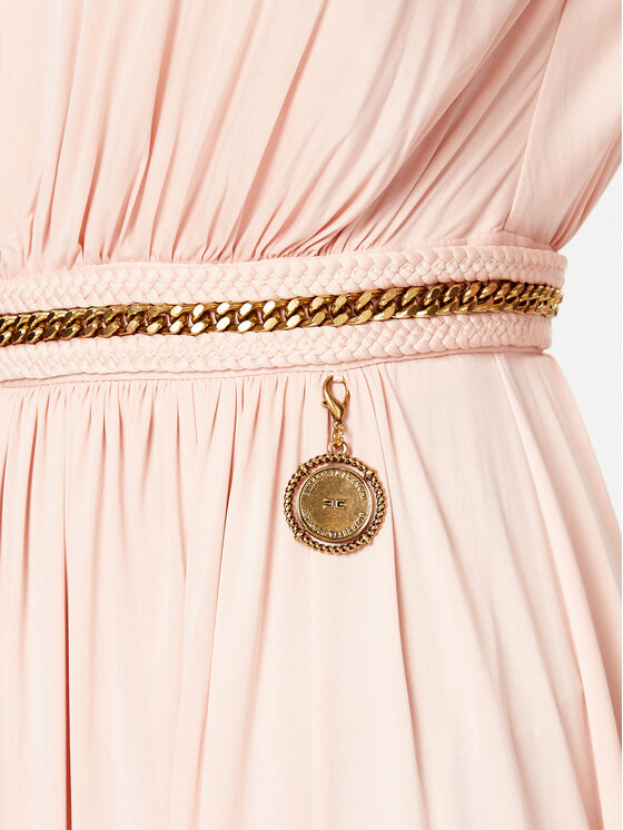 Elisabetta Franchi Elisabetta Franchi Večerné šaty AB-456-32E2-V780 Ružová Slim Fit