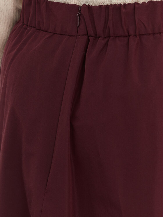 Weekend Max Mara Weekend Max Mara Trapézová sukňa Curvato 2615101051 Bordová Regular Fit