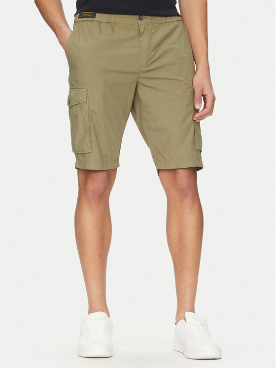 Paul&Shark Paul&Shark Шорти от плат 25414025 Зелен Regular Fit
