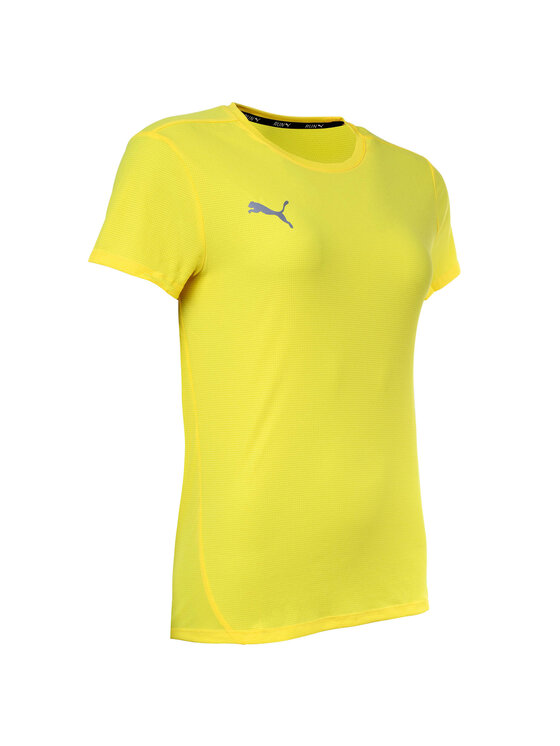 Puma Puma T-Shirt 26926 Żółty Comfort Fit