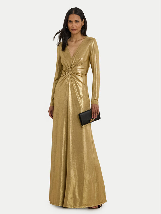 LAUREN RALPH LAUREN LAUREN RALPH LAUREN Estélyi ruha 253979967001 Arany Slim Fit