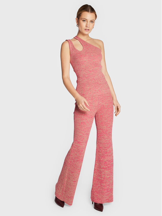 Pantaloni in maglia Soleima Knit RM1678 Rosa Slim