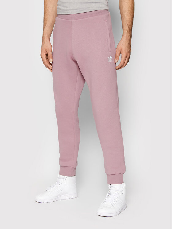 adidas Teplákové nohavice adicolor Essentials HE9411 Fialová Slim Fit
