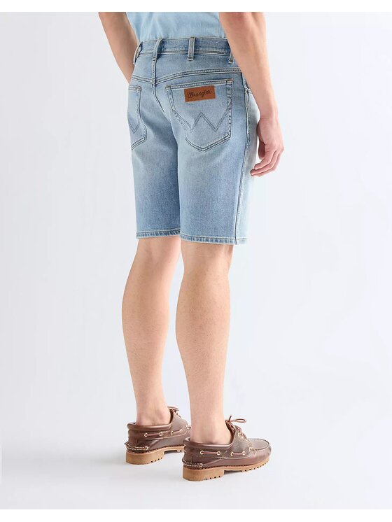 Wrangler Wrangler Szorty jeansowe TEXAS SHORTS Niebieski Straight Leg