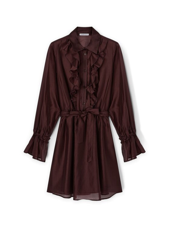 Motivi Motivi Vestito da giorno 7008Q003406N036 Bordeaux Regular Fit