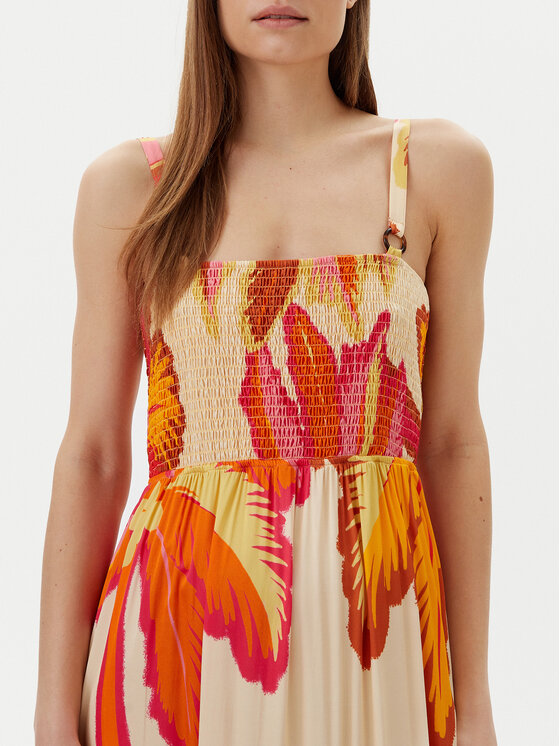Maaji Maaji Літня сукня Jungle Palm Lavinia PT2707CLD001 Оранжевий Regular Fit