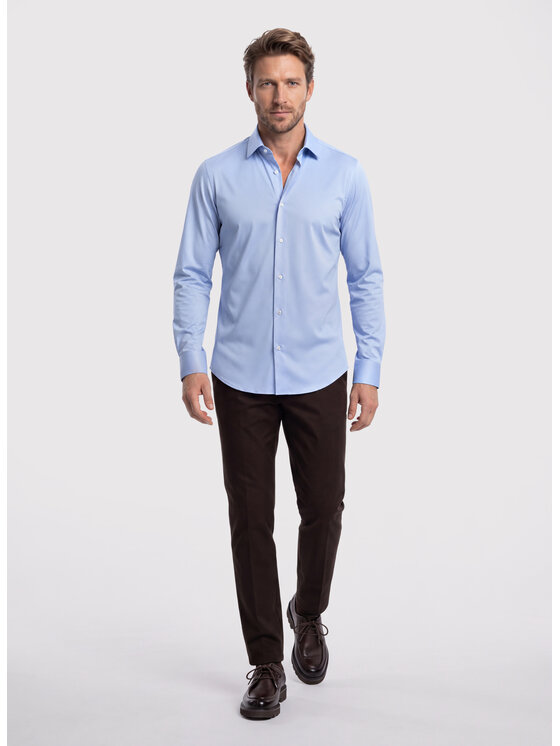Pako Lorente Pako Lorente Koszula P26WF-1X-011 Niebieski Slim Fit