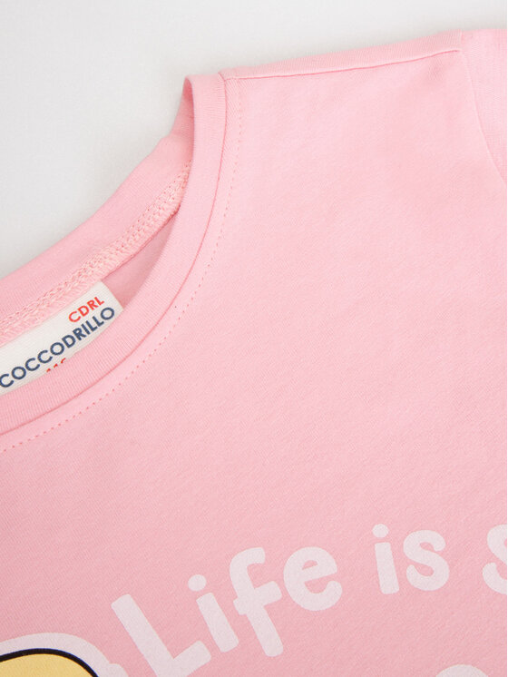 T-shirt WC3143203LIG Rosa Regular Fit