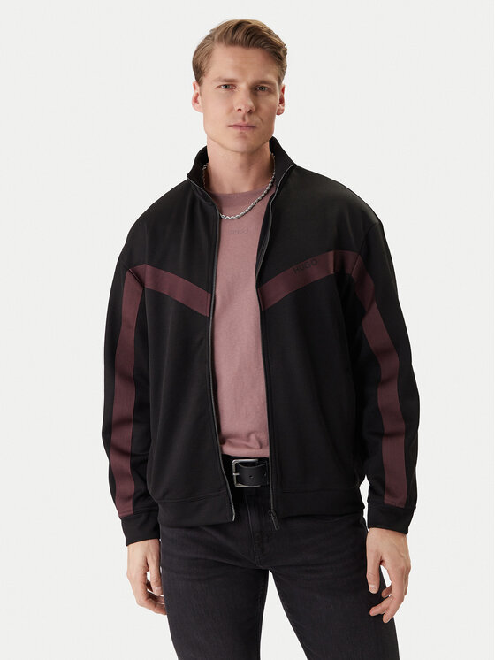 HUGO Bluză Darti 50549418 Negru Relaxed Fit