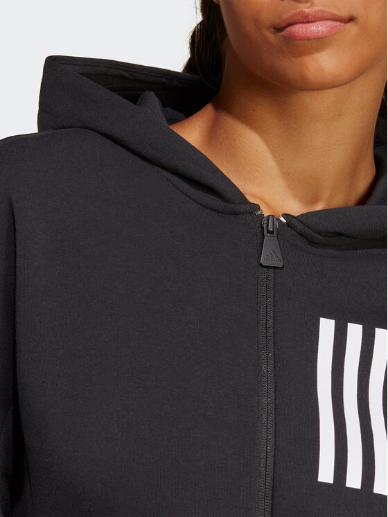 Adidas slim hoodie schwarz clearance