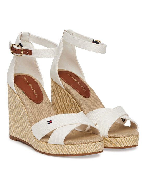Tommy Hilfiger Tommy Hilfiger Sandaalid Flag High Wedge Espad Crisscross FW0FW08661 Ekrüüvärv