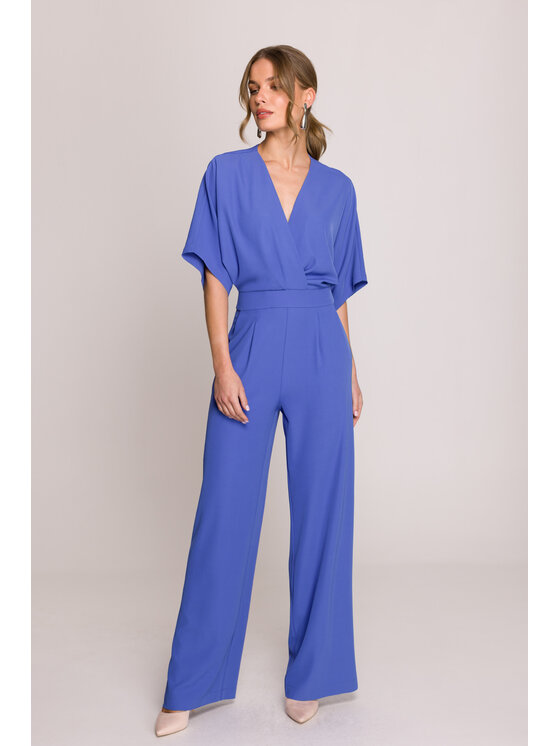 Stylove Stylove Overal S395 Modrá Sexy Straight Fit