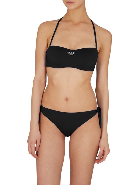Emporio Armani Emporio Armani Costume da bagno Bikini Emporio Armani Fascia Strass Nero