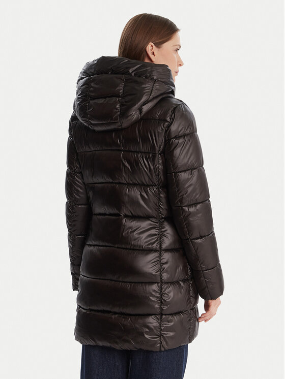DKNY DKNY Пуховик DLEMPU99 Чорний Regular Fit