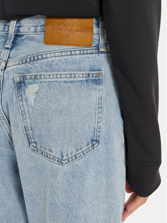 Calvin Klein Jeans Calvin Klein Jeans Džínsy Authentic J20J224448 Modrá Straight Fit