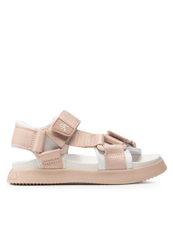 Calvin Klein Jeans Calvin Klein Jeans Sandały Velcro Sandal V3A2-80210-0034 Beżowy