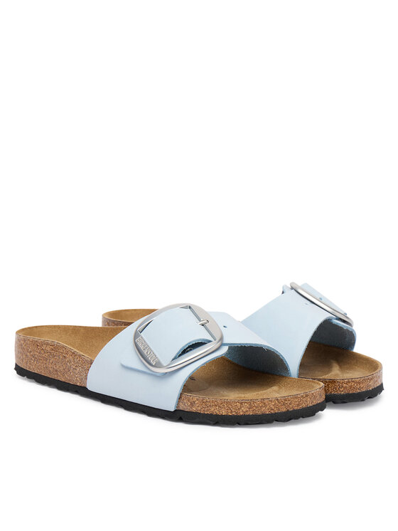 Birkenstock Birkenstock Παντόφλες Madrid Big Buckle 1031798 Γαλάζιο