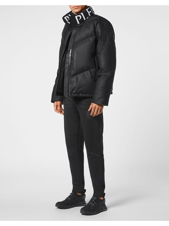 Plein Sport Plein Sport Kurtka puchowa 155 Czarny Regular Fit