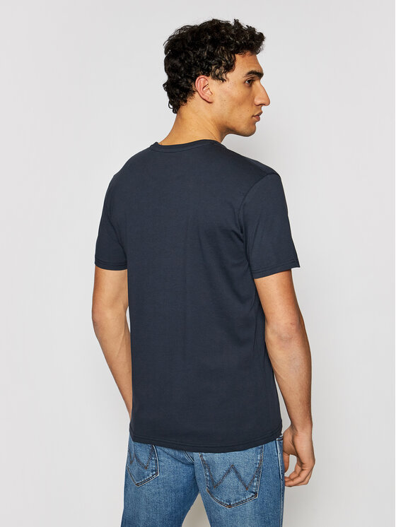Alpha Industries Alpha Industries T-Shirt Basic T Small Logo 188505 Granatowy Regular Fit
