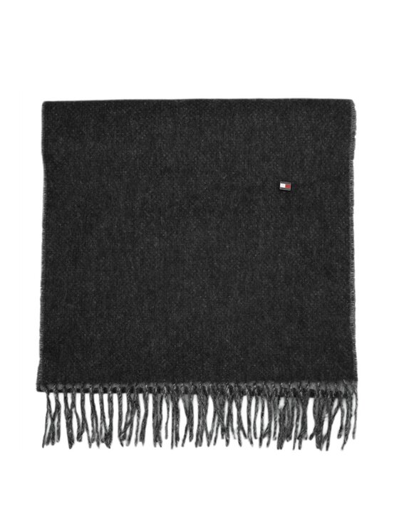 Tommy Hilfiger Tommy Hilfiger Šál TH CASHMERE PLAQUE AM0AM11509 Černá
