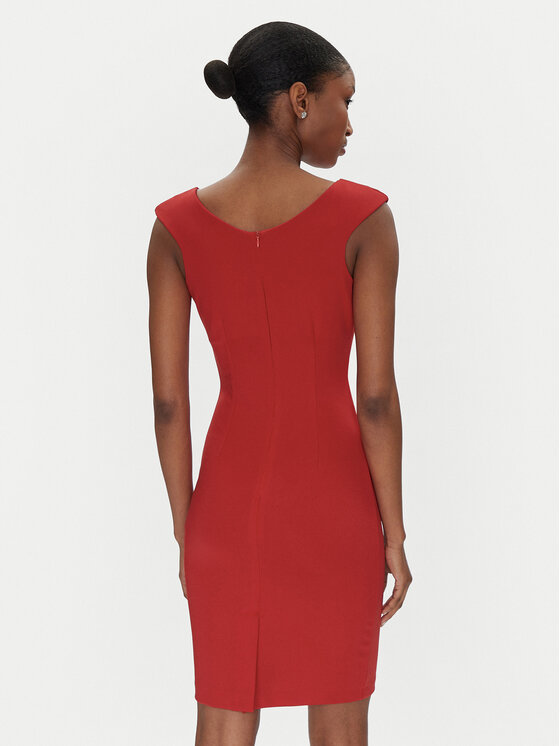 Rinascimento Rinascimento Coctailkleid CFC0122540003 Rot Regular Fit