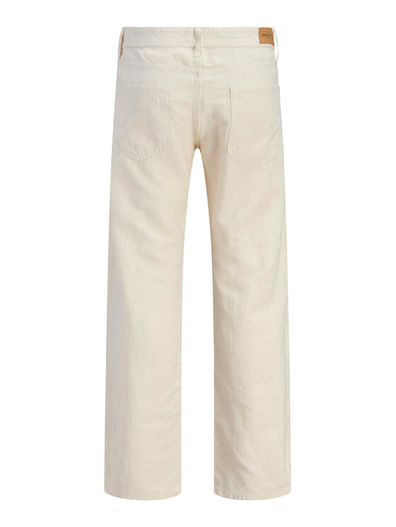 Jack & Jones Jack & Jones Szövet nadrág Chris 12293296 Világos bézs Loose Fit