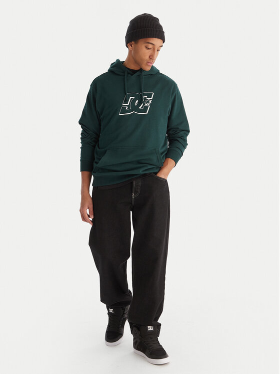 DC Shoes DC Shoes Džemperis Hampden ADYFT03416 Žalia Regular Fit