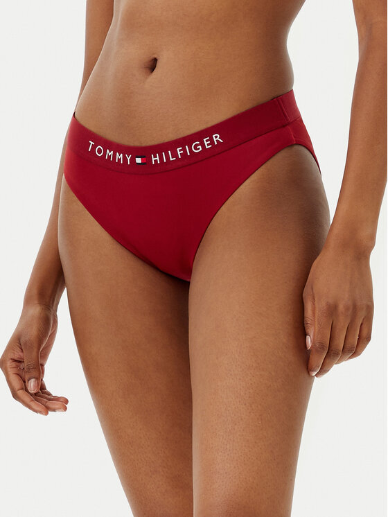Tommy Hilfiger Tommy Hilfiger Dół od bikini UW0UW04120 Czerwony