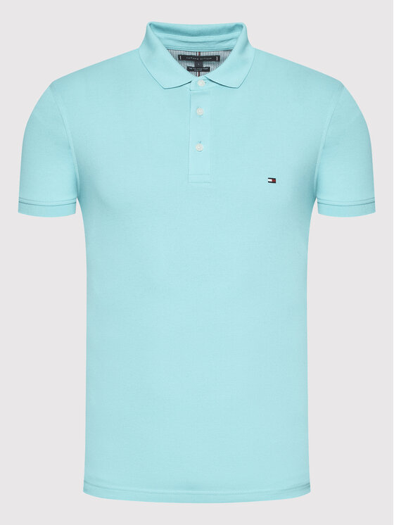 Tommy Hilfiger Tommy Hilfiger Polokošile 1985 MW0MW17771 Modrá Slim Fit
