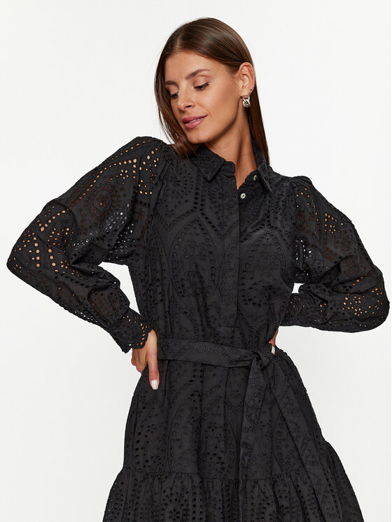 YAS YAS Sommerkleid Holi 26030709 Schwarz Loose Fit