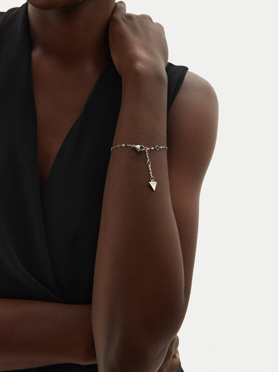 Guess Guess Bransoletka JUBB0464 4JW Srebrny