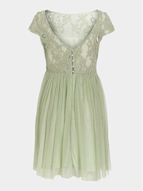 Vila Vila Coctailkleid Ulricana 14083836 Grün Regular Fit