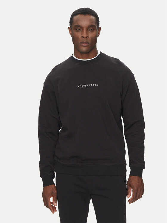 Scotch & Soda Mikina 179195 Čierna Regular Fit