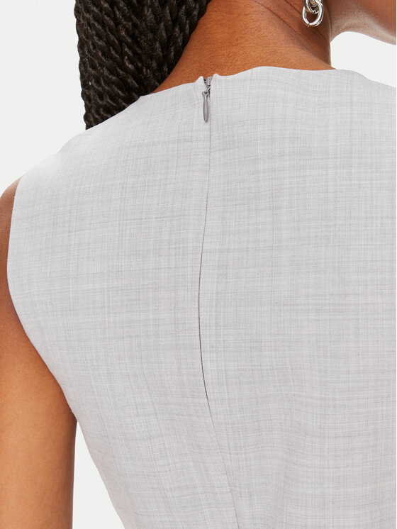 Calvin Klein Calvin Klein Koktejlové šaty K20K207577 Sivá Slim Fit