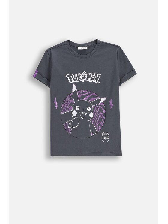 Coccodrillo Coccodrillo T-Shirt WC5143218LGD-020 Szary Regular Fit