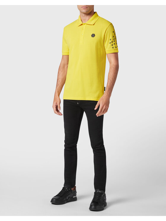 PHILIPP PLEIN PHILIPP PLEIN Polo 127 Giallo Slim Fit