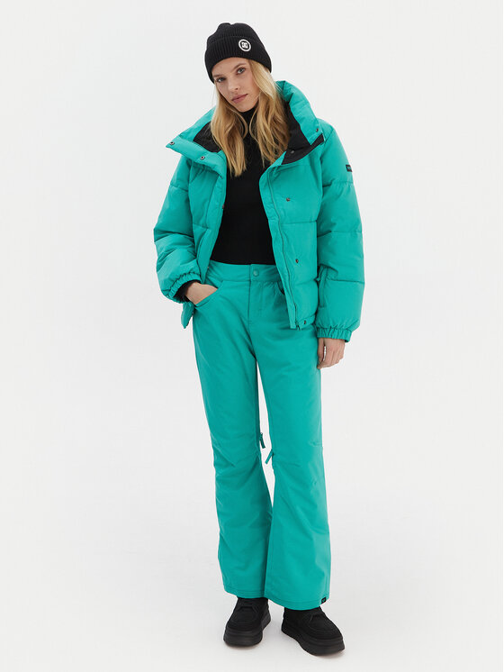 Roxy Roxy Skijacke Snow Winter Rebel JK ERJTJ03545 Grün Regular Fit