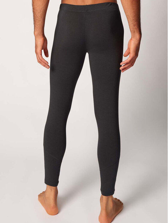 Skiny Skiny Dlouhé spodky 80802 Černá Slim Fit