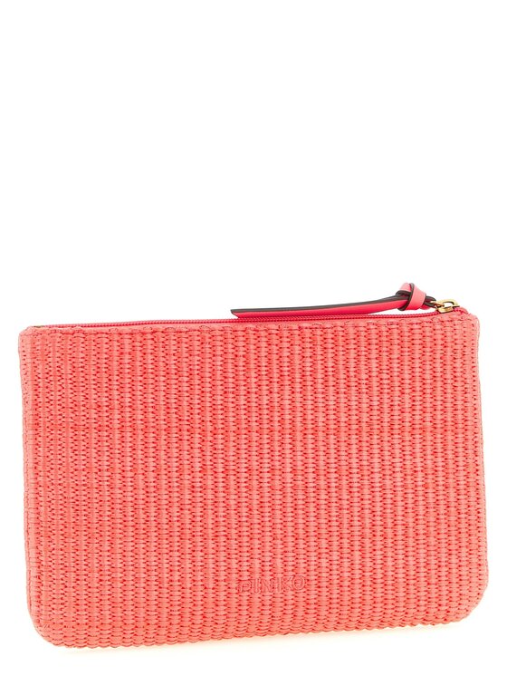 PINKO PINKO Torebka Fuchsia Polypropylene Clutch Różowy