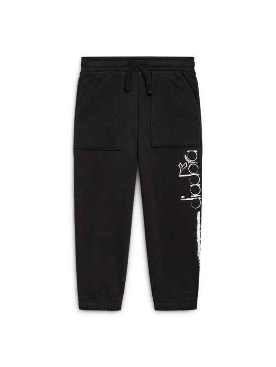Diadora Diadora Spodnie dresowe JB. PANTS GRAFFITI Czarny Regular Fit