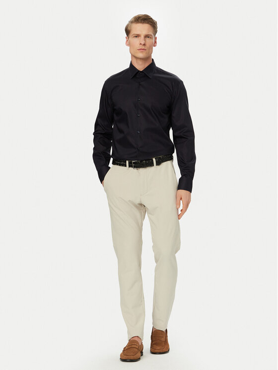 BOSS BOSS Cămașă H-Hank 50560704 Bleumarin Slim Fit
