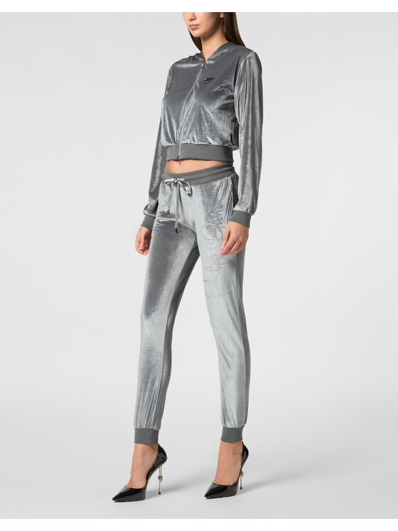 PHILIPP PLEIN PHILIPP PLEIN Bluza 9551 Szary Regular Fit