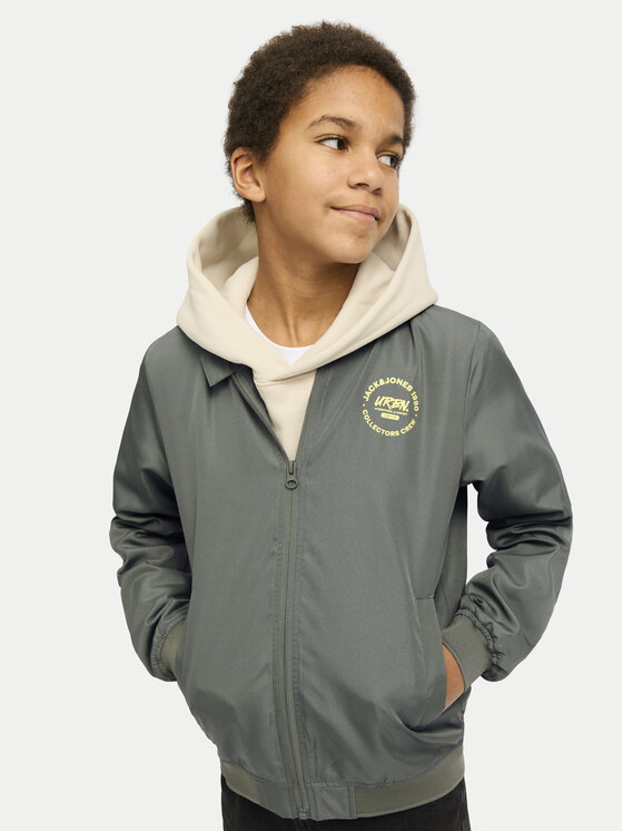 Jack&Jones Junior Jack&Jones Junior Μπόμπερ μπουφάν Zack 12269155 Πράσινο Regular Fit