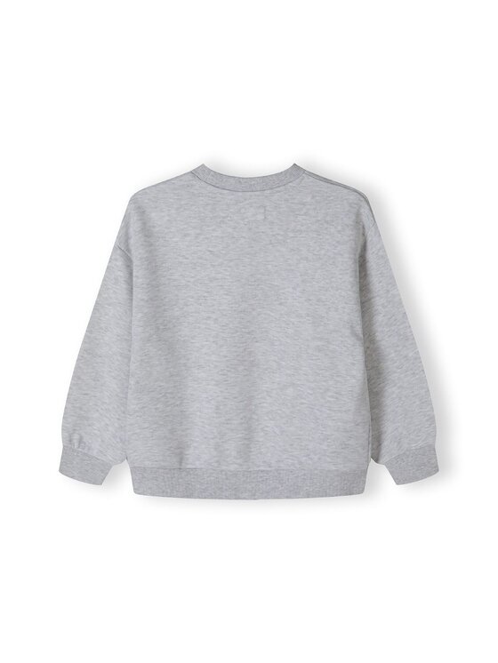 MINOTI MINOTI Bluza 22fleece50 Szary Regular Fit