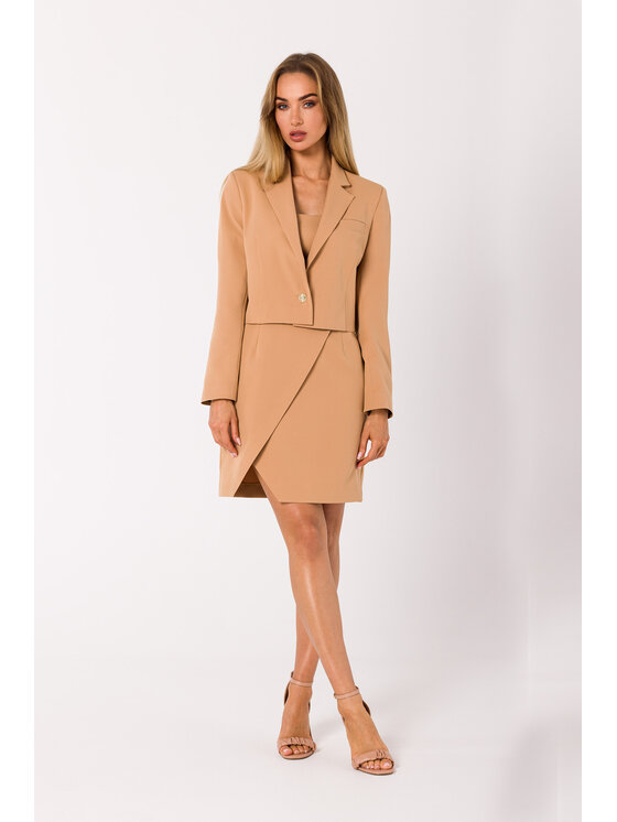 Made of Emotion Made of Emotion Giacca da abito M745 Marrone Premium Fit