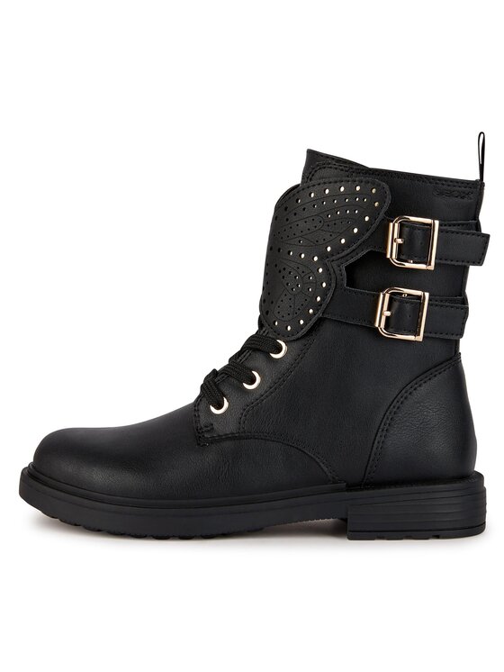 Geox Geox Botki Jr Eclair J369QN 000BC C9999 S Czarny